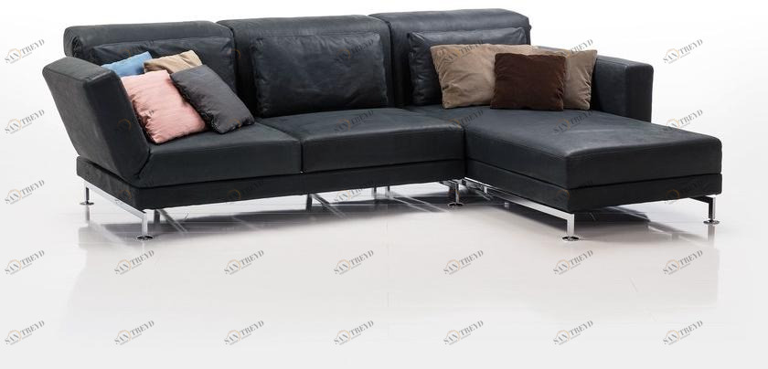 brühl Кожаный диван с шезлонгом Moule sun-id-1389257
