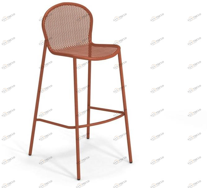 emu Высокий садовый стул из стали с подставкой для ног Ronda xs 459