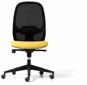 Diemme Регулируемое по высоте офисное кресло из 5-спицевой сетки с колесами Hop