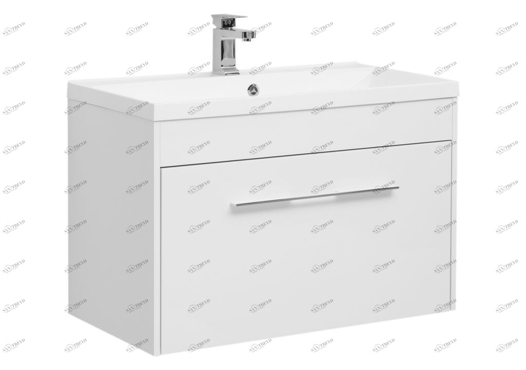 Тумба с раковиной Aquanet Августа 90 белый 0021003000204119
