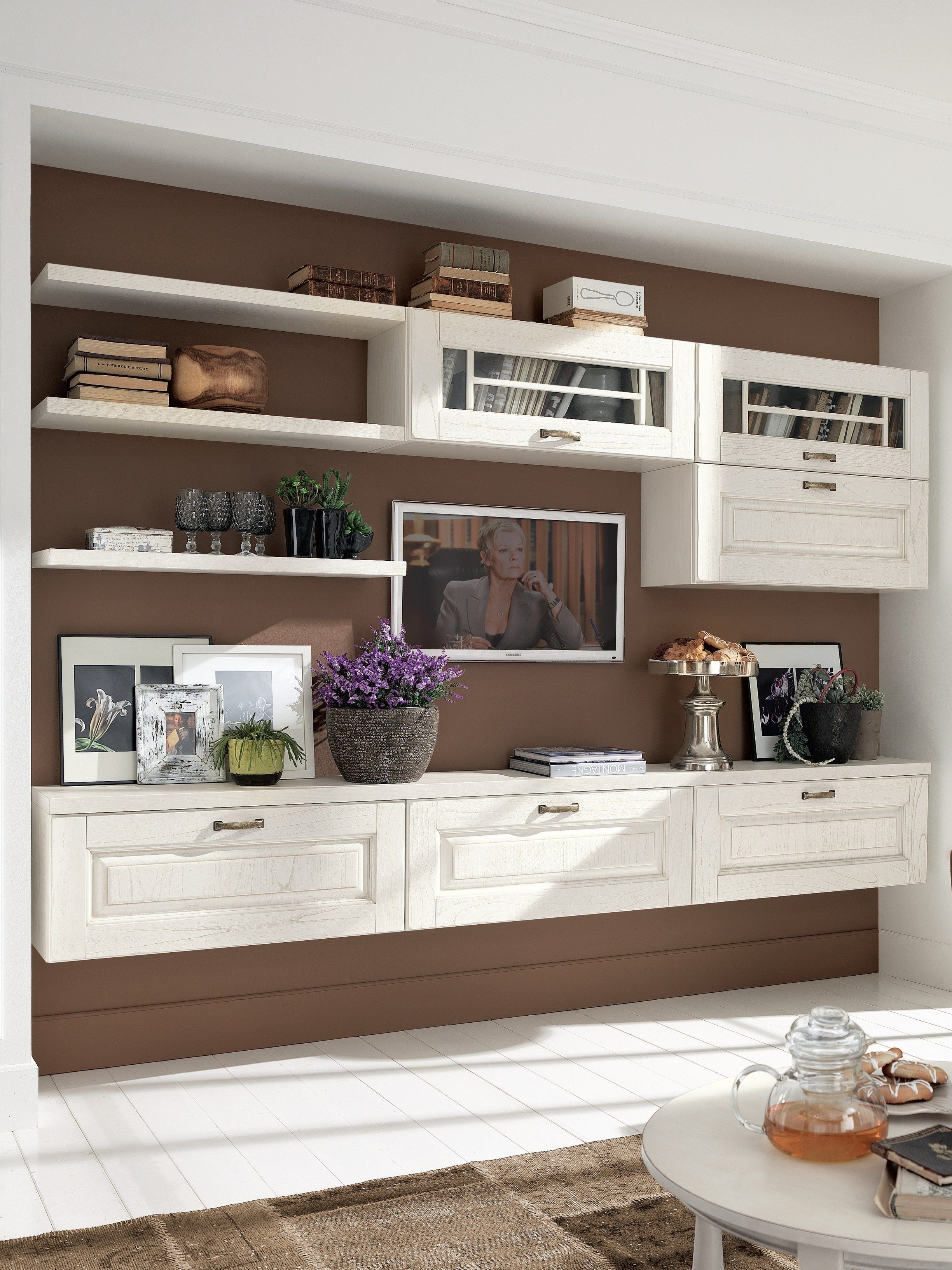 Деревянная оборудованная стена Cucine Lube Laura ARCH-00009057 - Вид №1