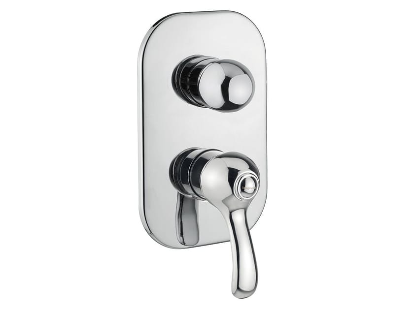 Хромированный латунный смеситель для душа с переключателем Bugnatese Lem ARCH-00091469