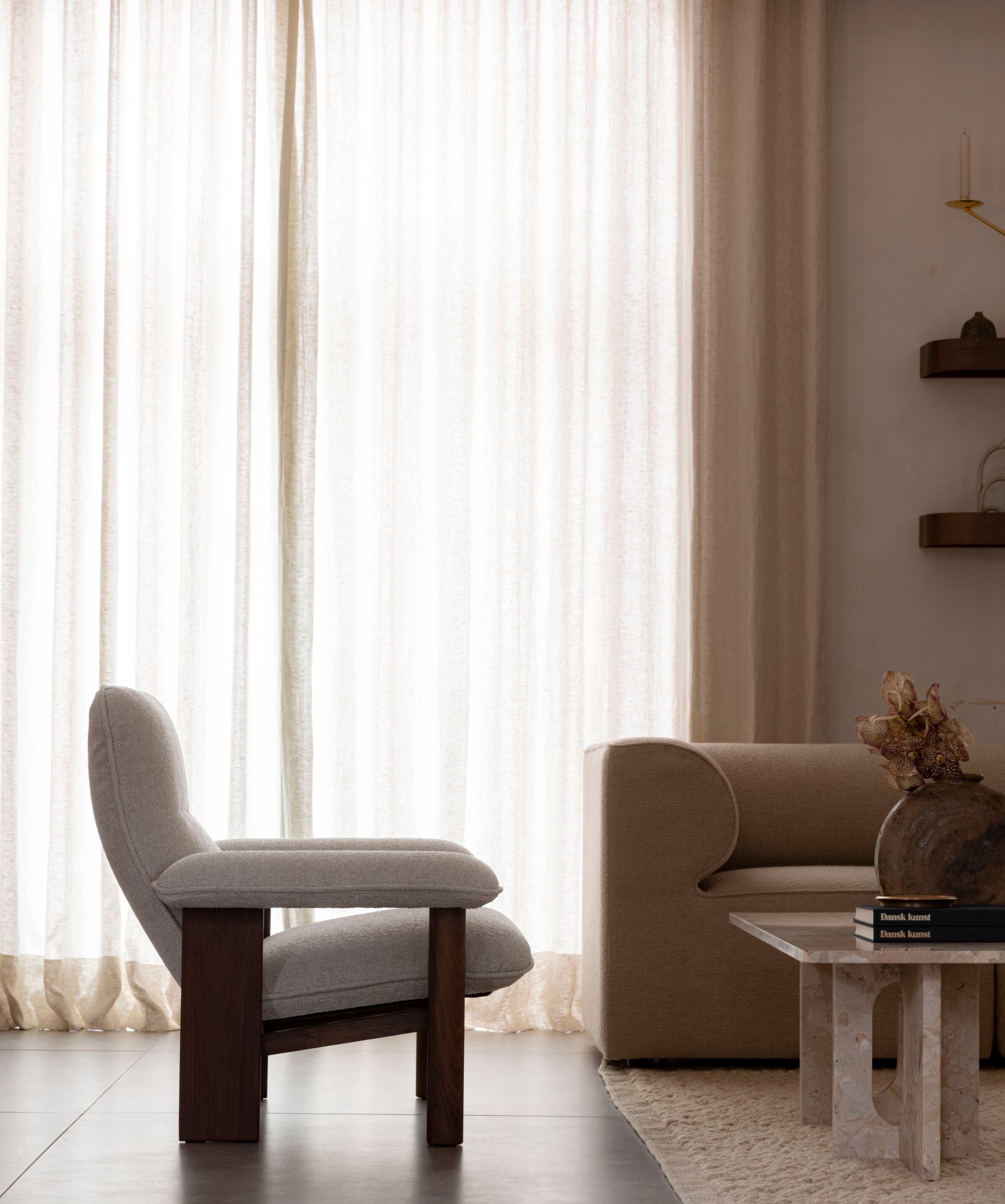 Тканевое кресло с подлокотниками Audo Copenhagen Бразилиа ARCH-00123425 - Вид №18