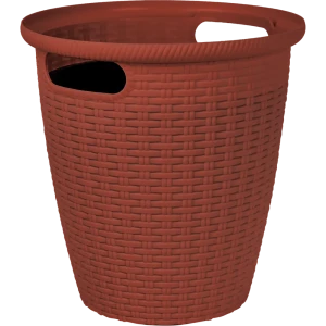 Кашпо для цветов Ingreen Rattan ø32.8 h33 см v20 л пластик терракотовый