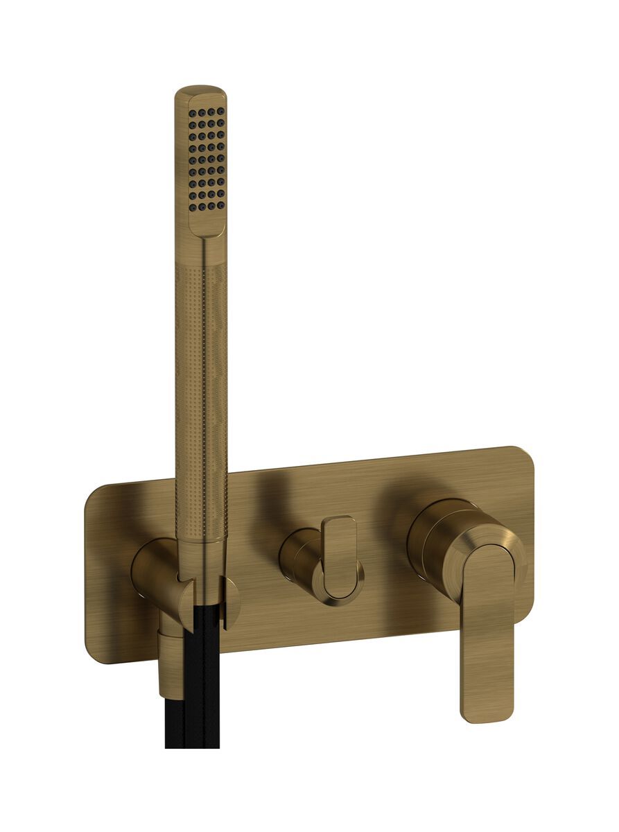 Однорычажный смеситель для душа с 3 отверстиями и ручным душем IB C-67 ARCH-00116194 - Вид №7