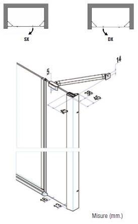 Samo Душевая кабина с трехстворчатой ​​дверью Eccelsa sun-id-1432221 - Вид №4