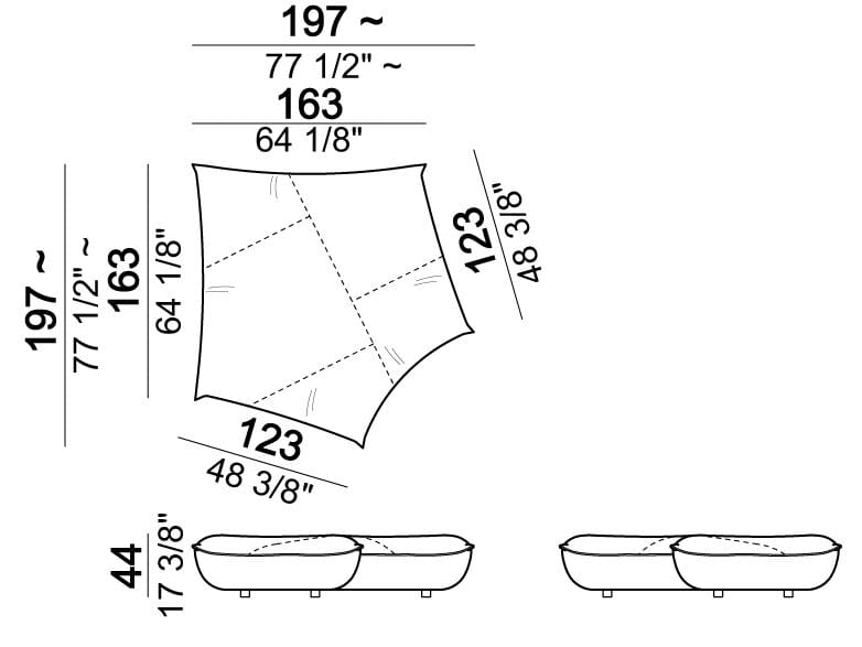 4-местный модульный диван Arketipo NIGHT FEVER ARCH-00101530 - Вид №13