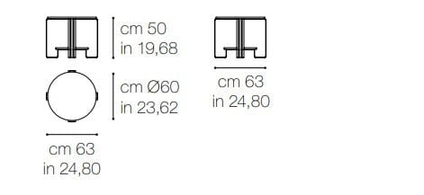 Круглый журнальный столик Grilli Джаз ARCH-00013409