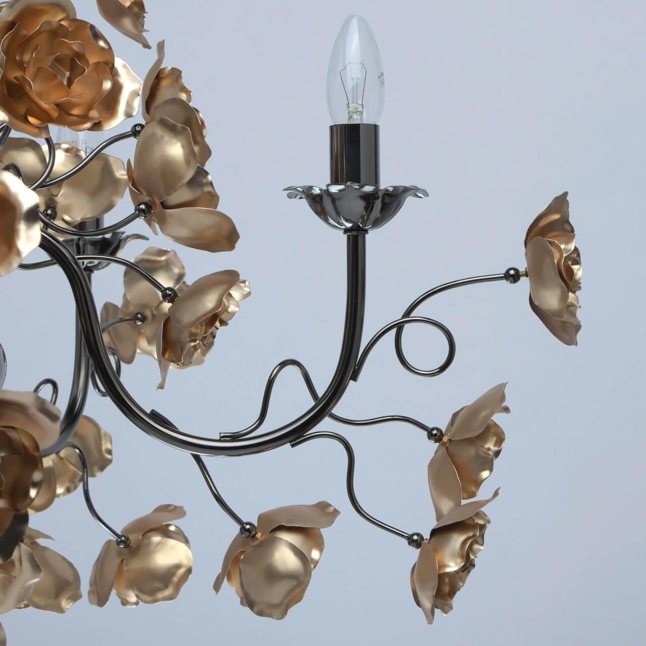 Подвесная люстра MW-Light Розенхейм 615011505 MW-LIGHT ДИЗАЙНЕРСКИЕ, РОЗЕНХЕЙМ 194376 Золотой  - Вид №1