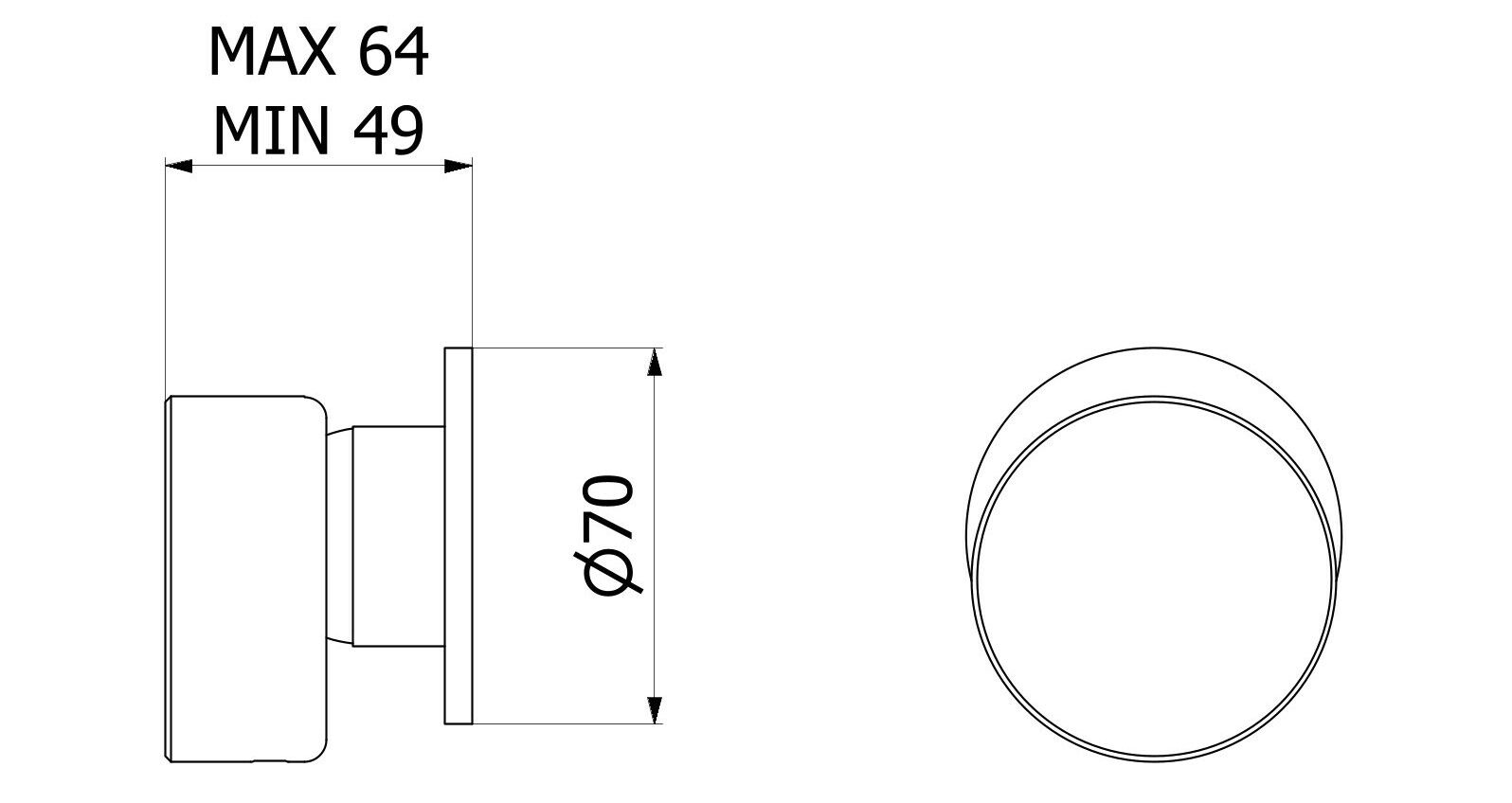 Односторонний настенный смеситель из мрамора IB мрамор + мрамор Elle ARCH-00106977 - Вид №25