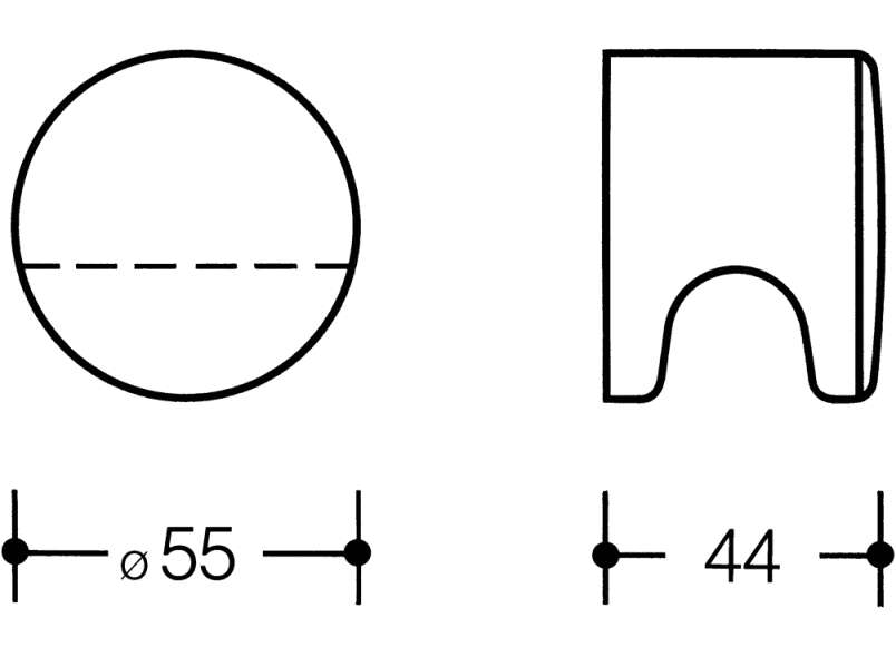 557.55.7 мебельная ручка HEWI USA Produkte  - Вид №16