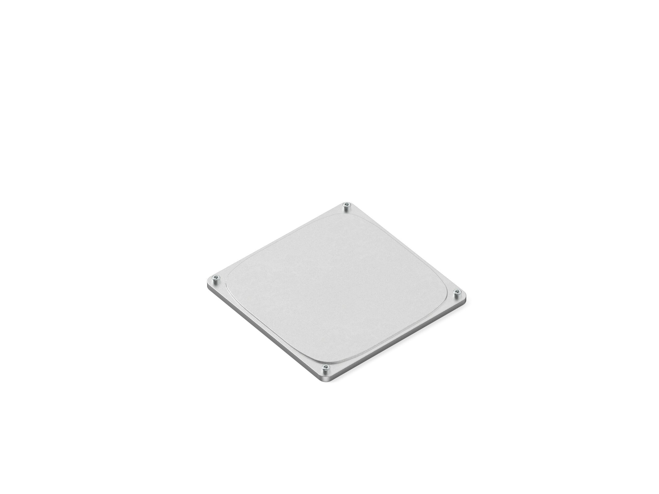 Пластина для розеток и выключателей из натурального алюминия Genuit Silver ARCH-00127912 - Вид №8