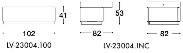 VOLPI Круглый журнальный столик для гостиной Luigi volpi Lv-23004.100/.inc - Вид №1
