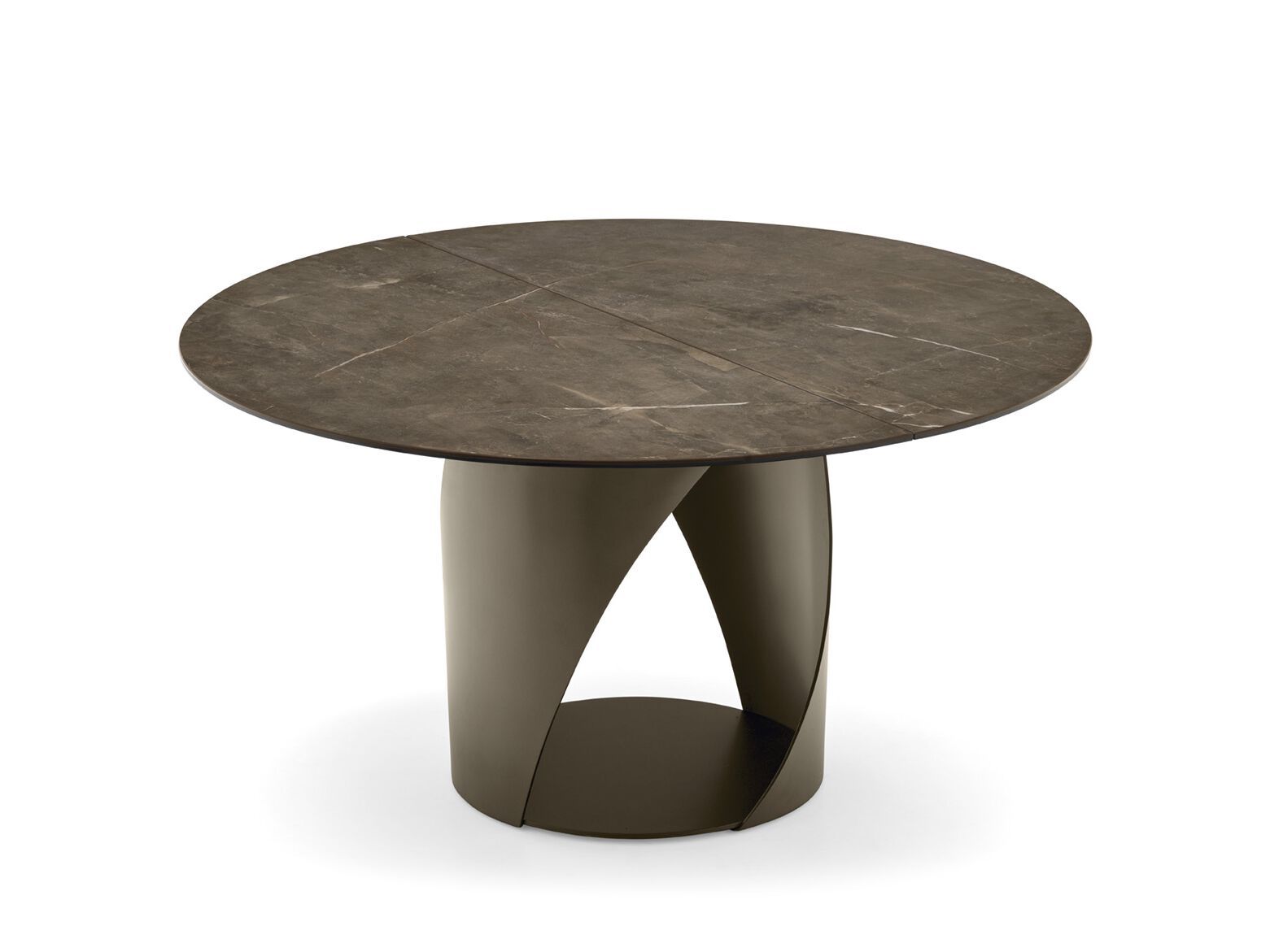 Керамический и стальной выдвижной стол Calligaris CYCLONE ARCH-00038593