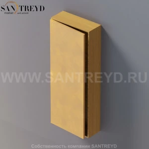 LIFT Модульный шкаф 100 см с левой дверью на доводчиках. Модули могут располагаться горизонтально и вертикально. Отделка: тик и натуральная кожа. AMOB053NAPTSX