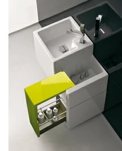 40178 Подвесная раковина настенная овальная Althea Ceramica  белая