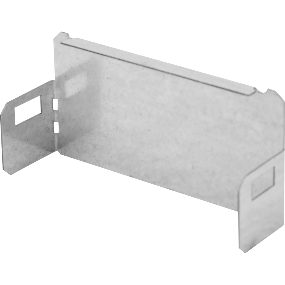 Заглушка для лотка торцевая TDM Electric 100x50 мм цвет серый 84796577 STLM-2133519  - Вид №1