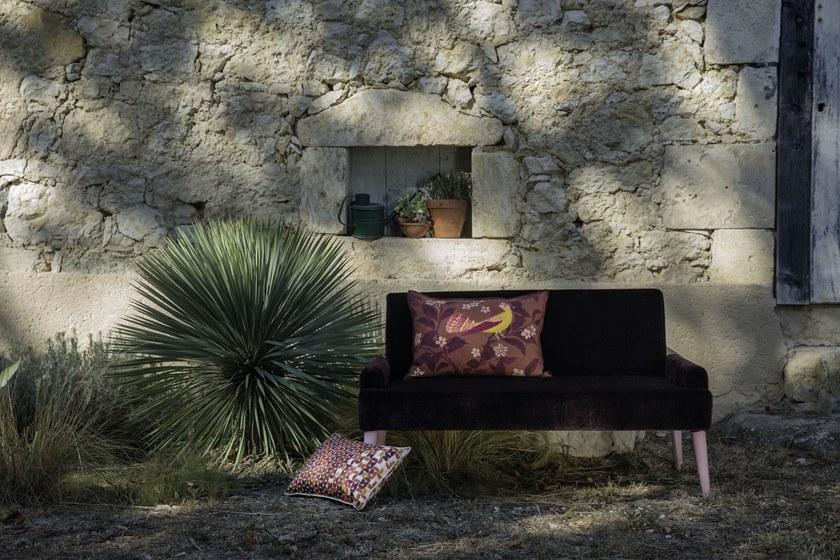 Élitis Прямоугольная подушка из шелка с рисунком sun-id-1395113 - Вид №2