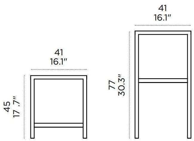 Casamania & Horm Табурет из массива дерева Ripples sun-id-1379705 - Вид №8