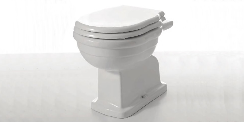 WINVASB Приставной унитаз напольный Белый Ceramica Cielo WINDSOR Италия - Вид №1