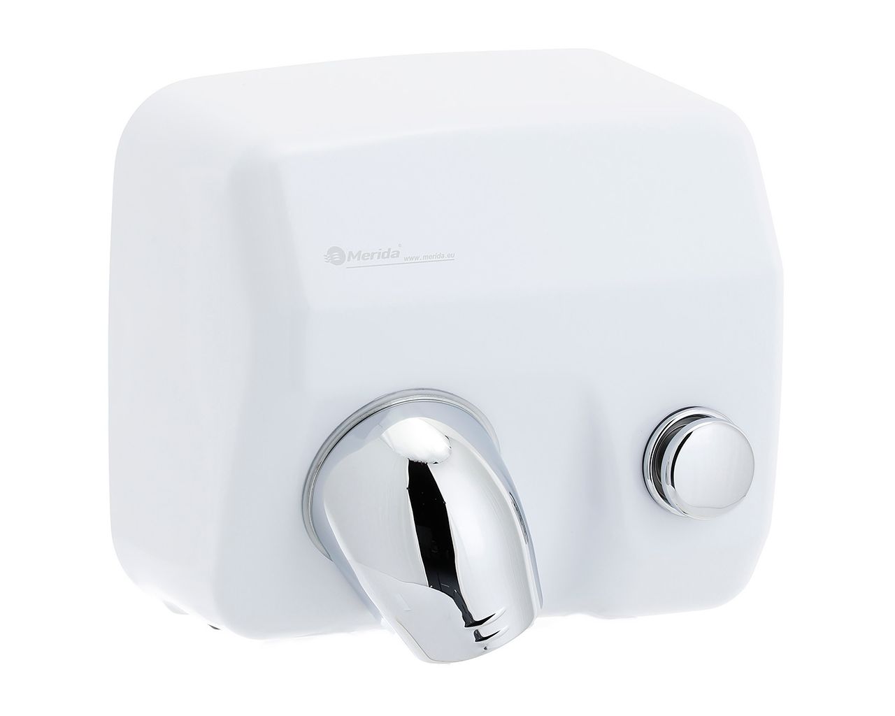 EIB288 SANIFLOW PLUS сушилка для рук с кнопкой, сталь, белый Merida  - Вид №1