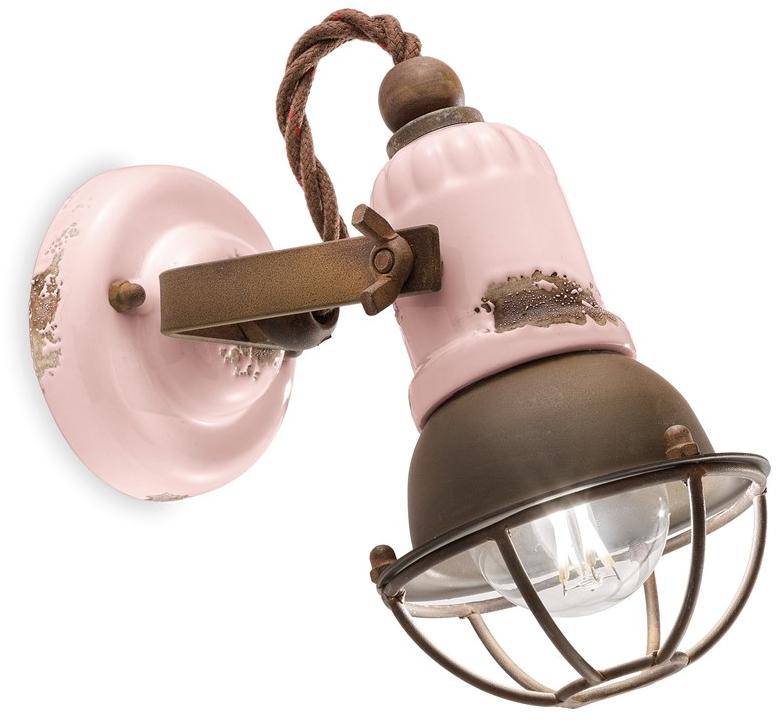 FERROLUCE Регулируемый круглый керамический настенный светильник Loft C1675 - c1675/1 - Вид №4