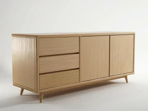 KARPENTER Комод деревянный с распашными дверцами Vintage