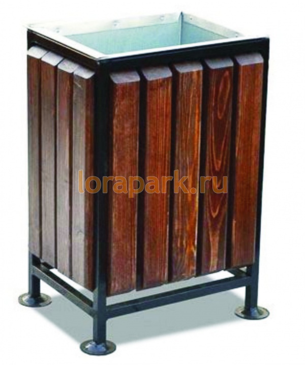 NOKV01.01.01-MU.MD НОРТ квадро, урна уличная LAB.Space  - Вид №2