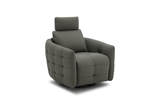 Кожаное кресло с моторизованными функциями