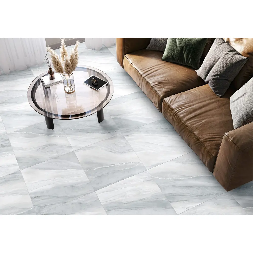 Глазурованный керамогранит Alma Ceramica Baltic 76 60x60 см 1.8 м² матовый цвет серый 89458924 STLM-2195985