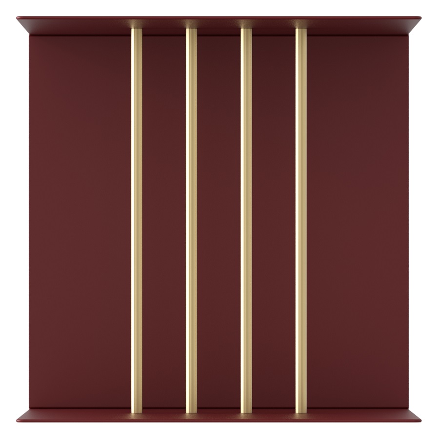 Полка с разделителем Teaser, рубиново-красная UMAGE 5008 - Вид №5