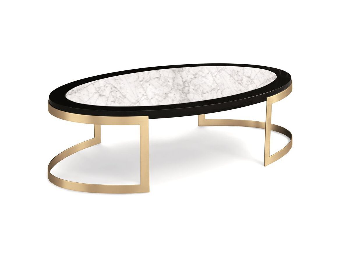 Мраморный овальный журнальный столик Hurtado Evolution ARCH-00062561 - Вид №1