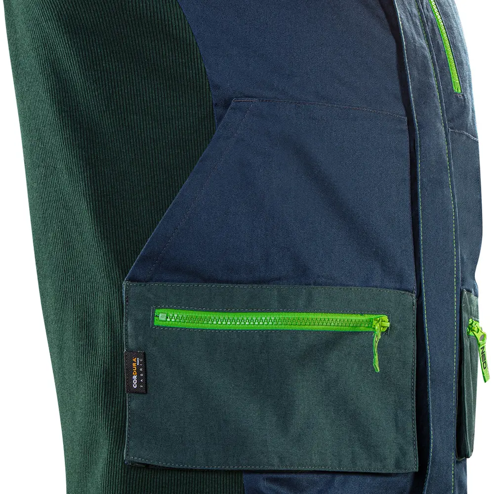 Куртка рабочая Neo Tools Premium темно-синяя/зеленая размер M рост 181 STLM-2011626 - Вид №6