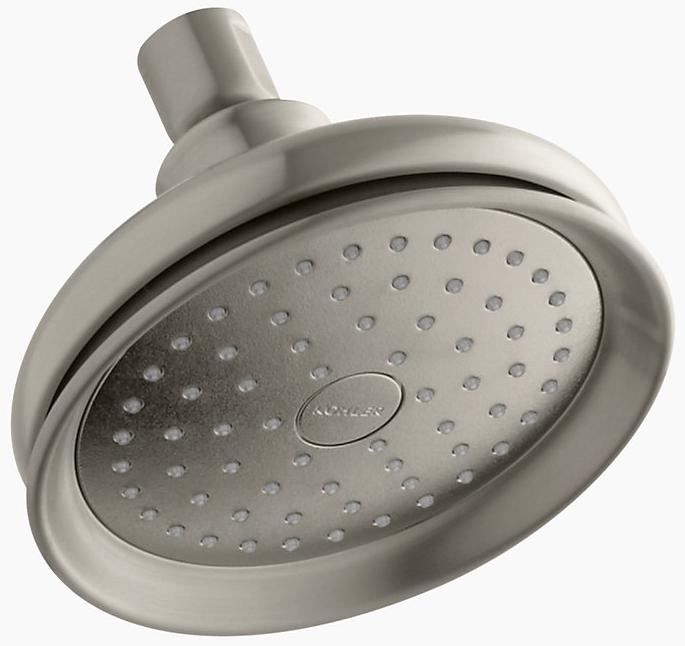 KOHLER Однофункциональная насадка для душа Fairfax 2,5 галлона в минуту с технологией всасывания воздуха Katalyst K-12008-AK-BN 
