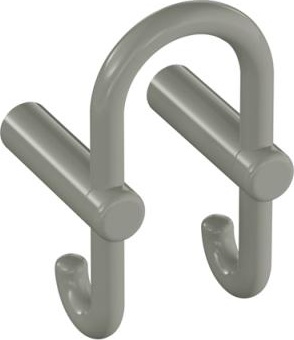 801.90.030 Двойной крючок для гардероба HEWI System 111 | Polyamid  - Вид №1