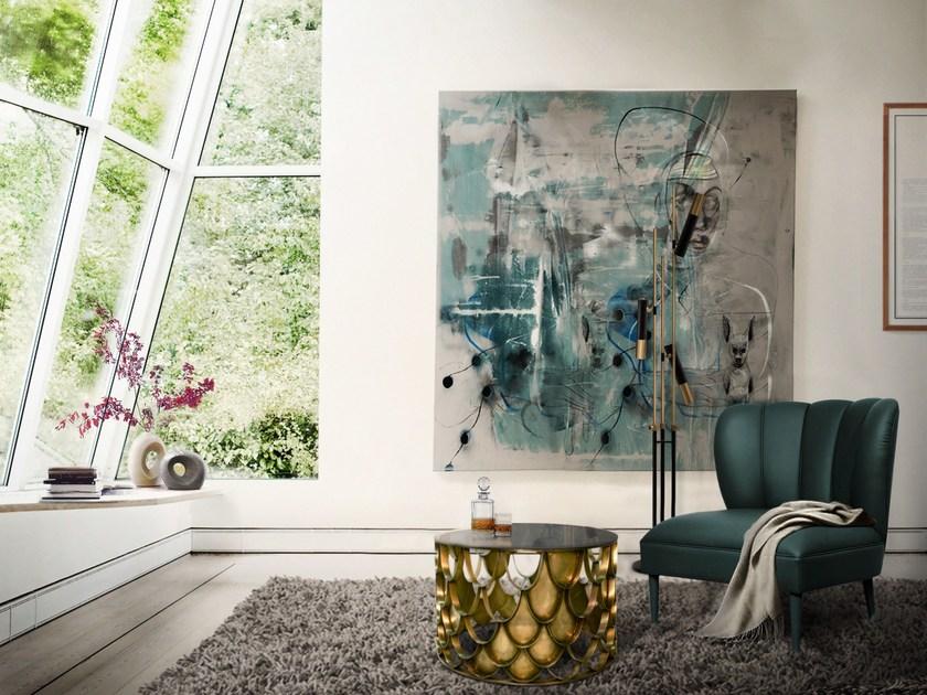 BRABBU Круглый журнальный столик для гостиной Koi sun-id-1414032 - Вид №1