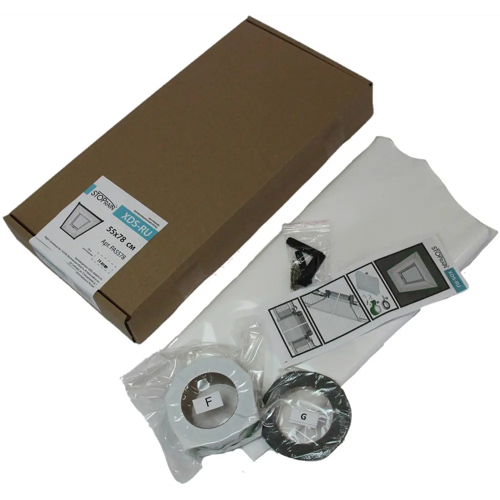 87506754 Оклад для окна пароизоляционный XDS-RU 78x118 см внутренний белый STLM-0896766 Fakro 