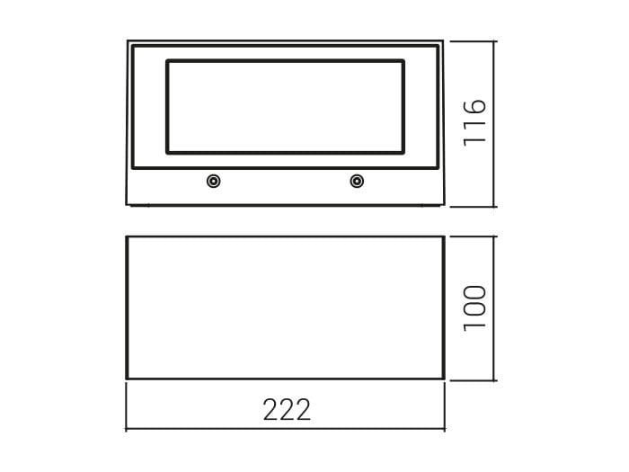 Заливка формы алюминия Сид свет открытый настенный светильник A.L.S WASH22 ARCH-00019573 - Вид №1
