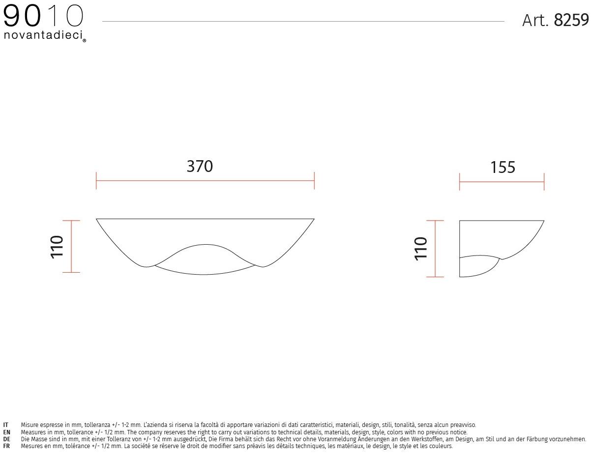 9010 novantadieci Аппликация светодиода из керамики  8259  - Вид №3