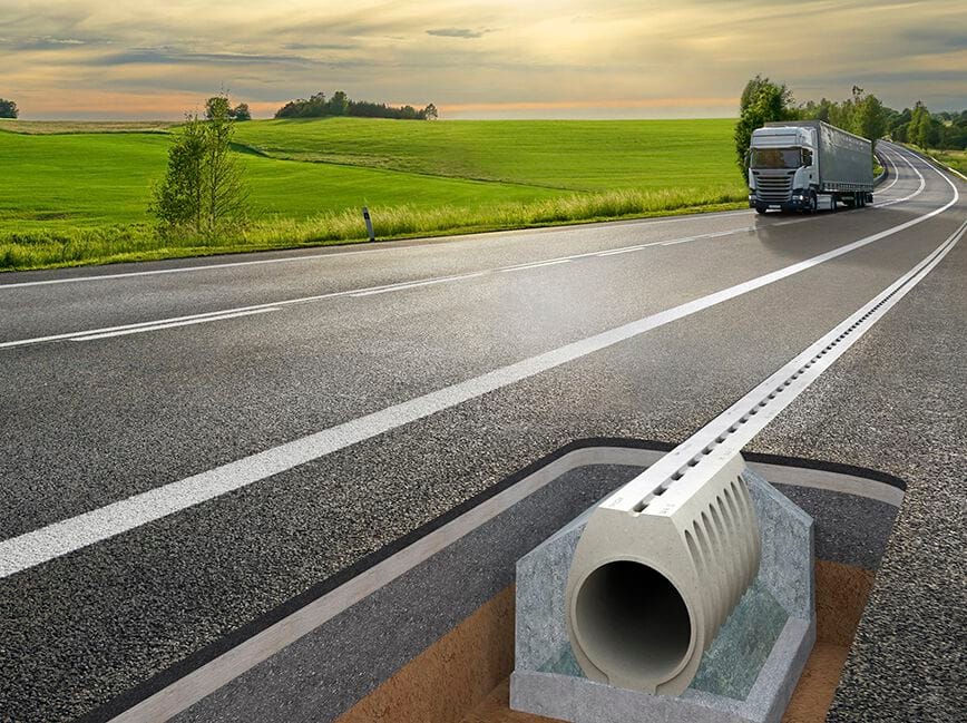 Дренажный канал из полимерного бетона ULMA Architectural Solutions элементы и дренажные каналы ARCH-00041457