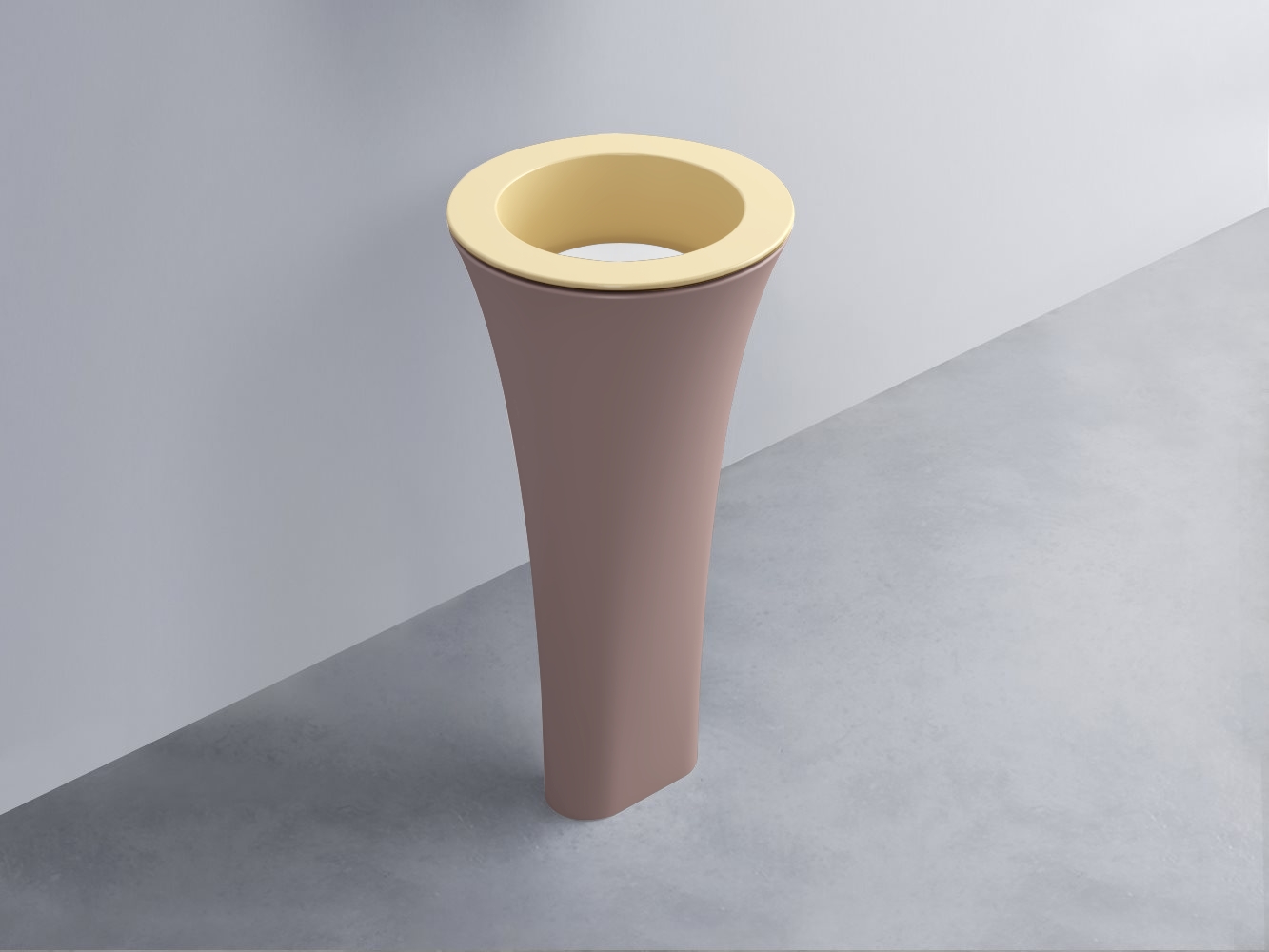 AMLA45-CN+AMPILT-BL+AMCOLT-CP Раковина Amedeo Tondo отдельностоящая cielo Enjoy + Amedeo Ceramica Cielo