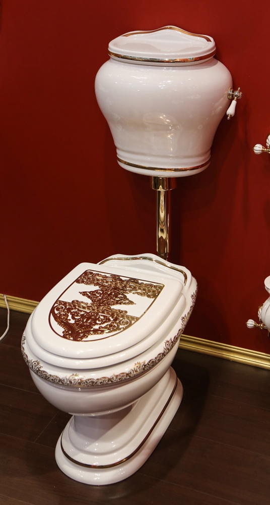 ML.MLD-25.711.BI/ML.MLD-25.728.BI/ML.OLV-29.013/ML.OLV-29.015/ML.RIC-29.040.BI.CR/ML.RIC-29.045.CR Компакт унитаз с бачком Хромированный Migliore  Италия  - Вид №1