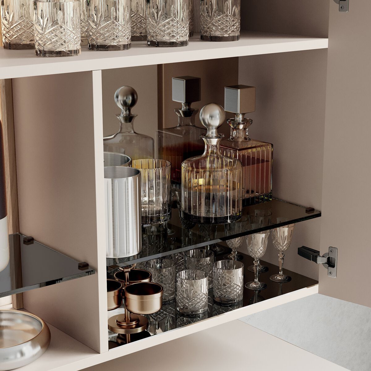 Деревянная секционная оборудованная стена Febal Casa DICIOTTO ARCH-00042839 - Вид №20