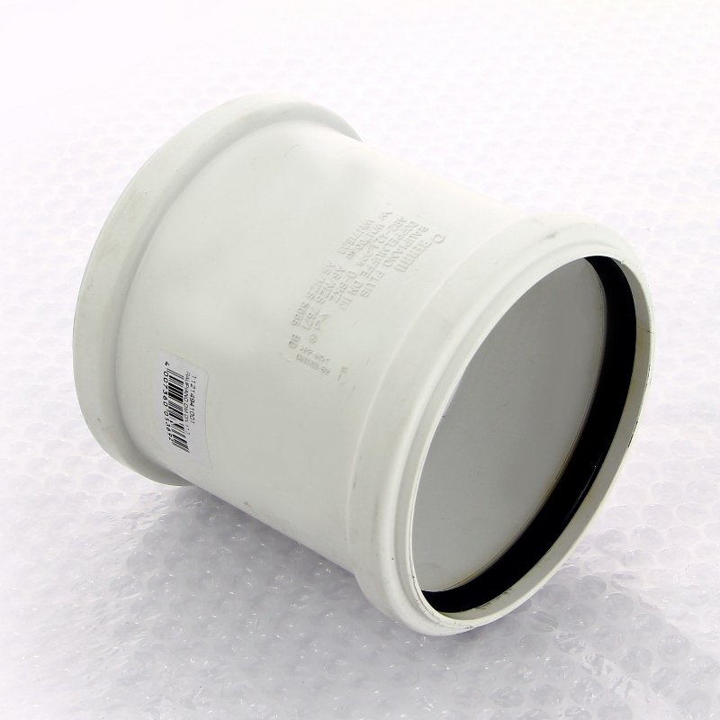 Муфта двухраструбная надвижная Rehau 110 с уплотнительным кольцом 121494