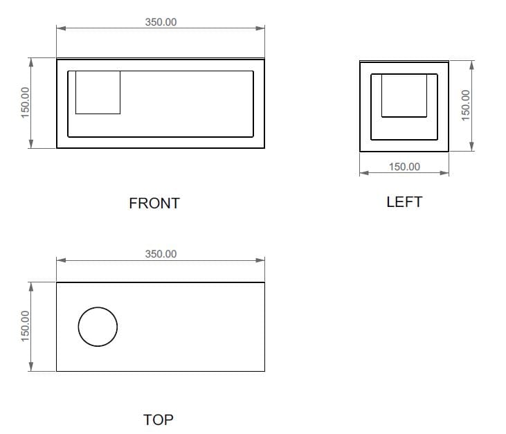 Алюминиевый напольный двойной умывальник GSG Ceramic Design METALLIC ARCH-00140191 - Вид №5