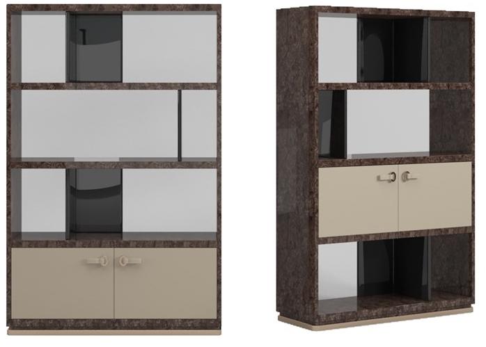 Reiggi Модульный открытый книжный шкаф из бриара Byron Rg788a-b - Вид №1