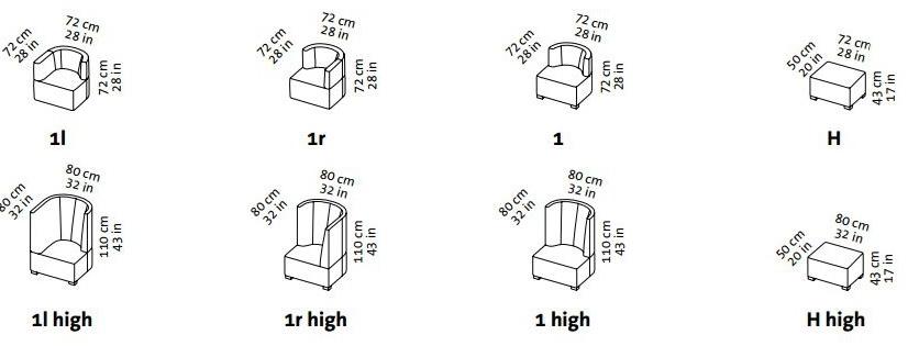 brühl Модульное кресло с подлокотниками sun-id-1502460 - Вид №6