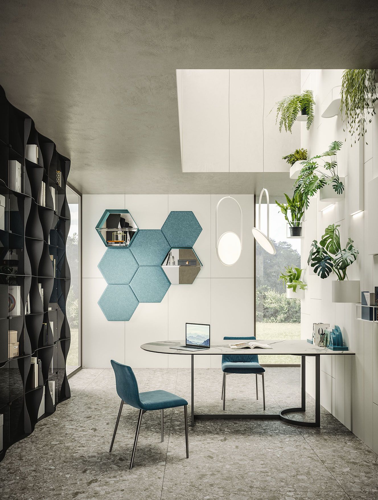 Стол с металлическим основанием Ronda Design SLICE ARCH-00056983 - Вид №2