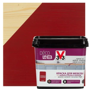 Краска для мебели V33 Decolab цвет сливовый 0.75 л