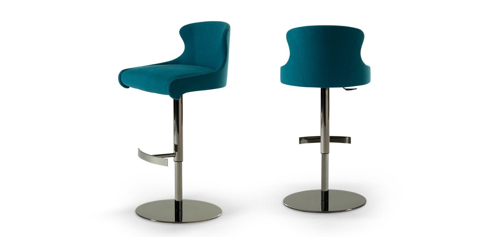 Высокий тканевый стул с подставкой для ног ROCHE BOBOIS Steeple ARCH-00117800 - Вид №2